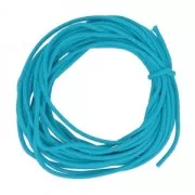 Filo di cotone cerato mm. 2 Blu Turchese x m. 5