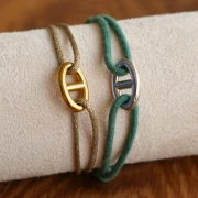 Filo di cotone cerato mm. 2 Blu Turchese x m. 5