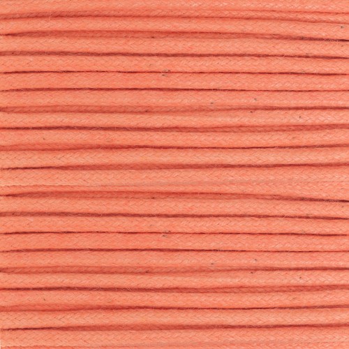 Filo di cotone cerato mm. 2 Arancio x m. 5