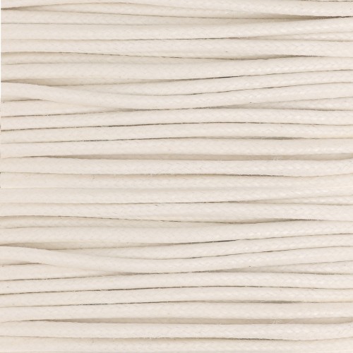 Filo di cotone cerato mm. 2 Bianco x m. 5