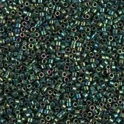 Miyuki Delica 11/0 DB0027 - Verde scuro Iris metallizzato x8g