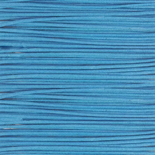 Filo di cotone cerato mm. 1 Blu Turchese xm. 4.90