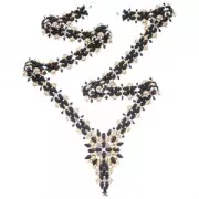 Cymbal Bead Substitute per Superduo 2.5x5mm Varidi Argento antico x1