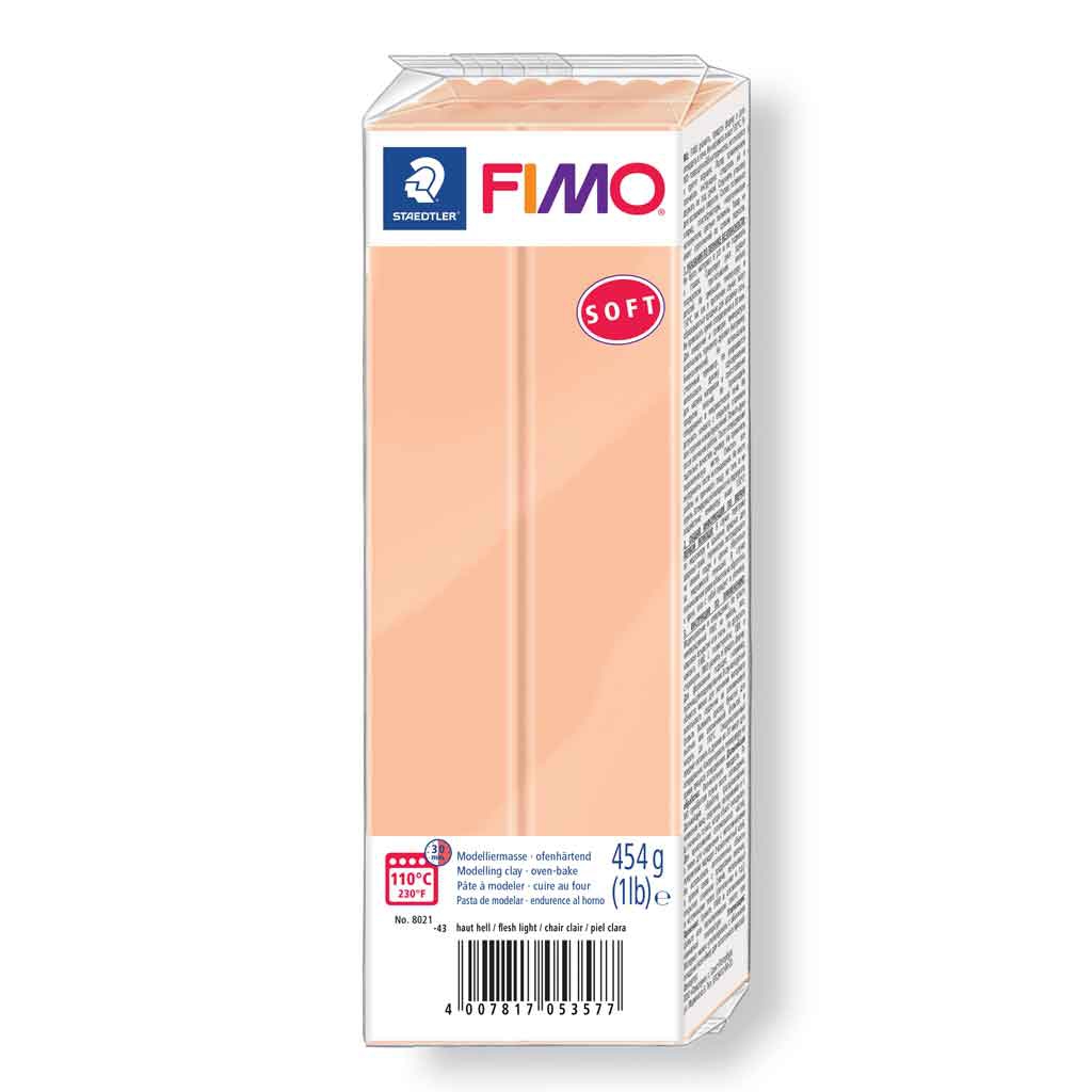 Pasta per modellare Fimo Soft gr. 454 Carne chiara (n°43) - Perles \u0026 Co