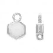 Cymbal Bead Endings - Terminale per tessitura HoneyComb 9x6mm Maragas Arg anticox1