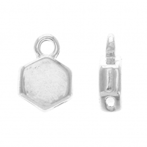 Cymbal Bead Endings - Terminale per tessitura HoneyComb 9x6mm Maragas Arg anticox1