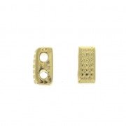 Cymbal Bead Substitute per Half Tila 5x2.3x2.4 mm Marathi Dorato con oro fino x1|raw }}