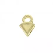 Cymbal Bead Endings - Terminale per GemDuo 4.5x7 mm Kleftiko Dorato con oro fino x1