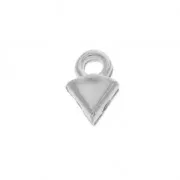 Cymbal - Terminale per GemDuo 4.5x7mm Kleftiko Argento antico x1