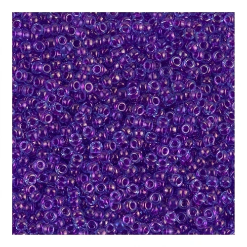 Rocaille Miyuki 15/0 352 - Aqua Luster Fuchsia Lined
