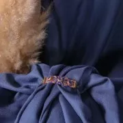 Cymbal - Perlina in metallo per Miyuki Delica 11/0 - 6mm Loutro Dorato con oro fino x1