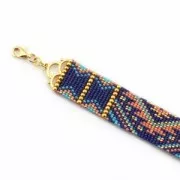 Cymbal -Terminale per Rocaille Miyuki 8/0 19mm Lakos III Argento antico x1