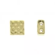 Cymbal Bead Substitute per Tila Beads 5x5x2.4 mm Parasporos Dorato con oro fino x1