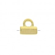 Cymbal - Terminale per Tila Beads 5x4.7mm Soros Dorato con oro fino x1