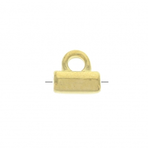 Cymbal - Terminale per Tila Beads 5x4.7mm Soros Dorato con oro fino x1