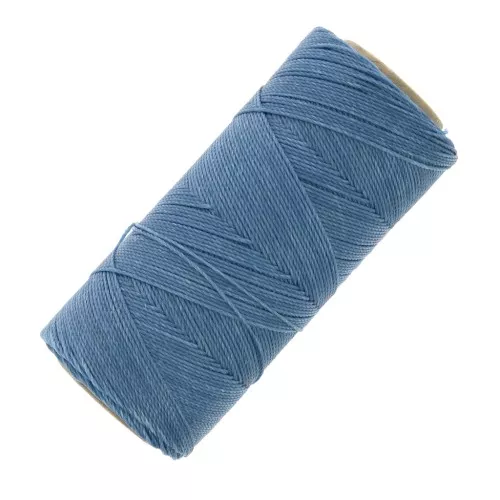 Bobina di filo cerato Linhasita per micro macramè 0,75 mm - Sky Blue (721) x228m