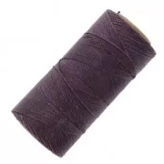 Bobina di filo cerato Linhasita per micro macramè 0,75 mm - Sangria Purple (287) x228m