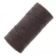Bobina di filo cerato Linhasita per micro macramè 0,75 mm - Castagno (207) x228m