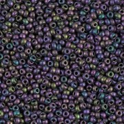 Rocaille Miyuki 11/0 2019 - Metallic Eggplant Iris Mat|raw }}