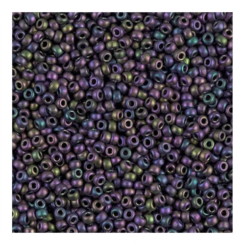 Rocaille Miyuki 11/0 2019 - Metallic Eggplant Iris Mat