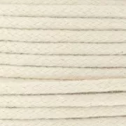 Cordone miccia per passamaneria in cotone 4 mm - Ecrù x1m