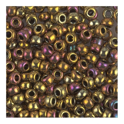 Perline Miyuki 8/0 462 - Gold Iris Metallic x8g