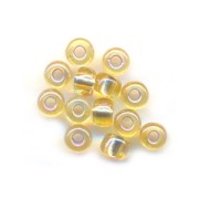 Rocaille Miyuki 8/0 1003- Gold AB Silver Lined