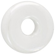Rondel in ceramica mm. 15 Bianco iridato|raw }}