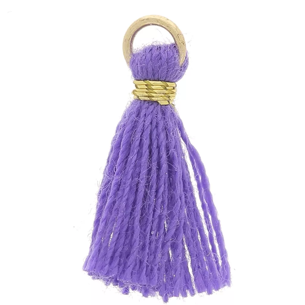 2/10 Nappe da 7 cm Nappe artigianali morbide fatte a mano Mini nappe con perline per segnalibri Ciondoli Creazione di gioielli Accessori per processi fai da te-4 pezzi-blu baby