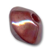 Bicono in ceramica mm. 18 Petrolio iridato|raw }}