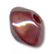 Bicono in ceramica mm. 18 Petrolio iridato