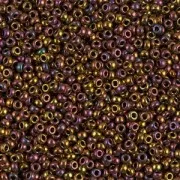 Perline Miyuki 15/0 462 - Gold Iris Metallic x8g