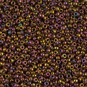 Perline Miyuki 15/0 462 - Gold Iris Metallic x8g