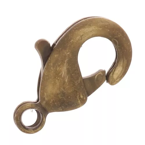 Chiusura moschettone mm. 10 bronzo x10