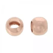 Schiaccini 3 mm Oro rosa x100