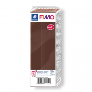 Pasta da modellare Fimo Soft gr. 454 Cioccolato (n°75)