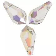 Gocce Swarovski 6000 11x5,5 mm Crystal AB, confezione da 288 pezzi