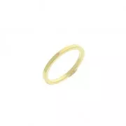 Anello di montaggio e tessitura rotondo per bijoux DIY 12mm Dorato x1