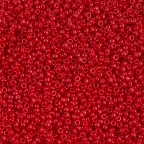 Rocaille Miyuki 15/0 408 - Opaque Red x8 g