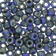 Rocaille Miyuki 6/0 4516 - Opaque Dark Teal Picasso x8g|raw }}