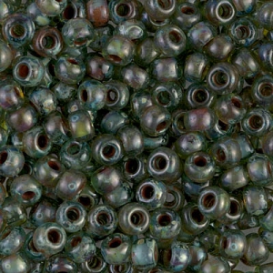 Rocaille Miyuki 6/0 4506 - Transparent Sea Foam Picasso x8g