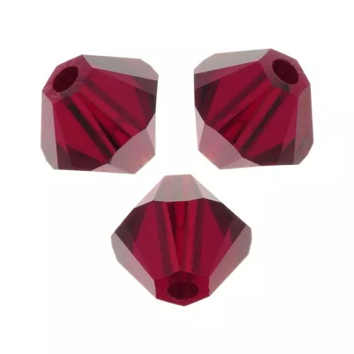 PureCrystal 5328 Biconi in cristallo da 2,5 mm - Siam x50