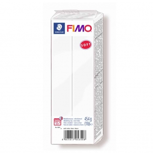 Pasta per modellare Fimo Soft gr. 454 Bianco (n°0)