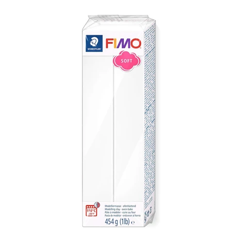 Pasta per modellare Fimo Soft gr. 454 Bianco (n°0)