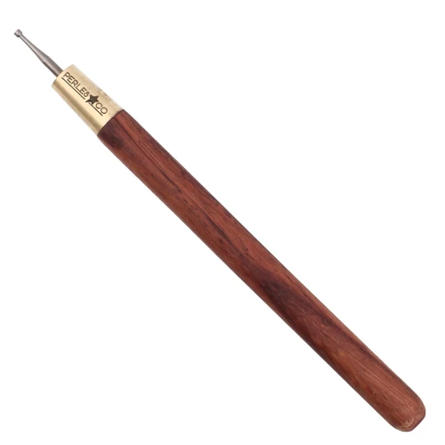 Utensile per arrotondare il filo - Taglierina cava da 1,8 mm con manico in legno x1