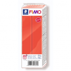 Pasta da modellare Fimo Soft gr. 454 Rosso indiano (n°24)
