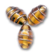 Oliva spirale ramata mm. 12x8 Topaz|raw }}