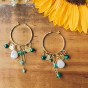 Perline Malachite mm. 6 x15