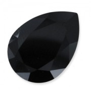 Cabochon PureCrystal 4320 pera mm. 18x13 Jet x1|raw }}