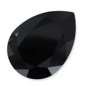 Cabochon PureCrystal 4320 pera mm. 18x13 Jet x1